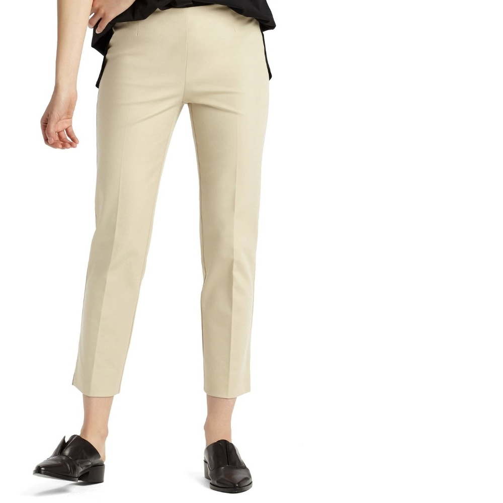 Stretch Cotton Crop Pants